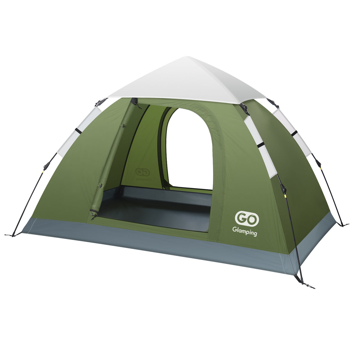 廃盤品40% OFF、在庫限り】GOGlamping RAKUEN ワンタッチテント 1-2人用