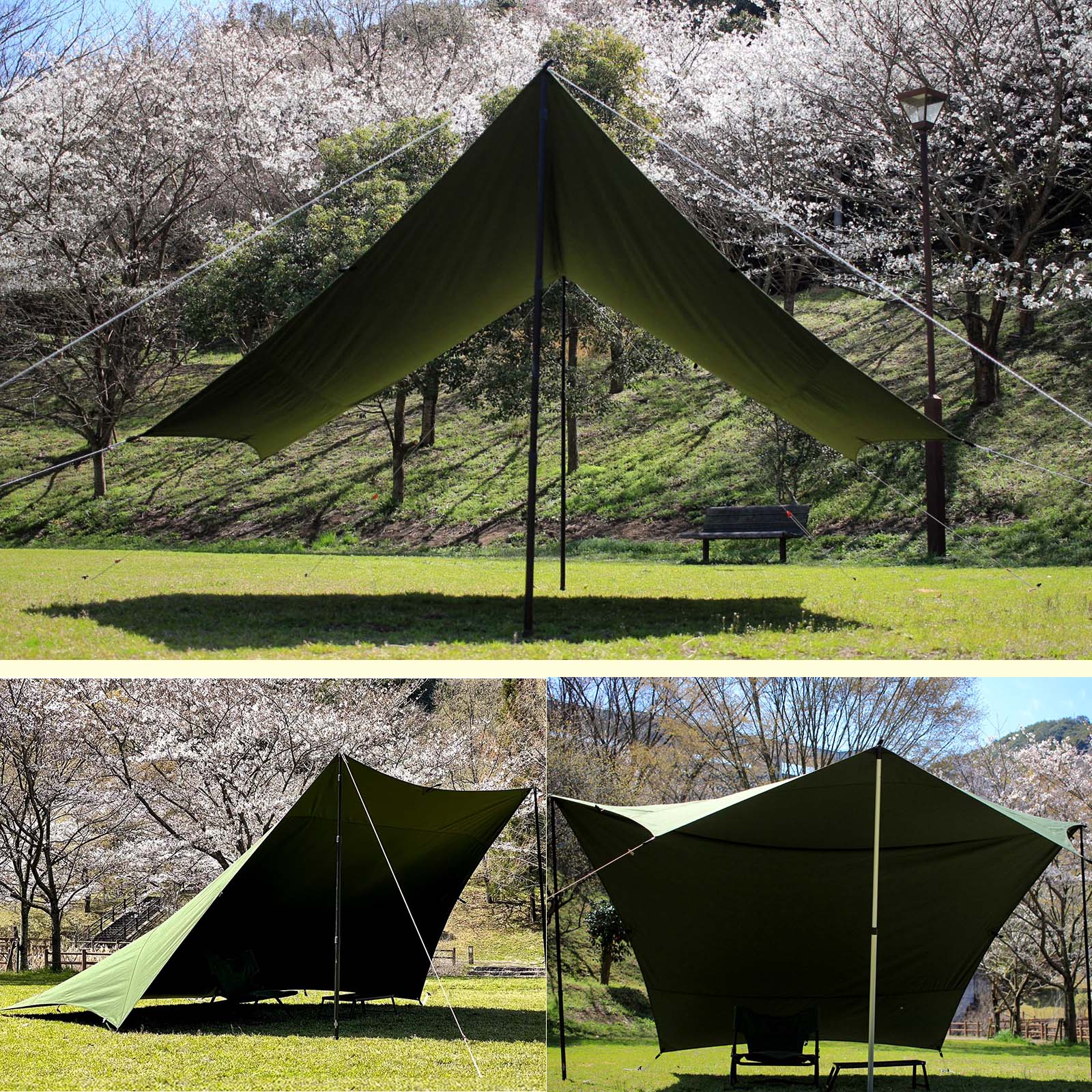 GOGlamping TSUBASA ヘキサタープ TC4.2x4.1m
