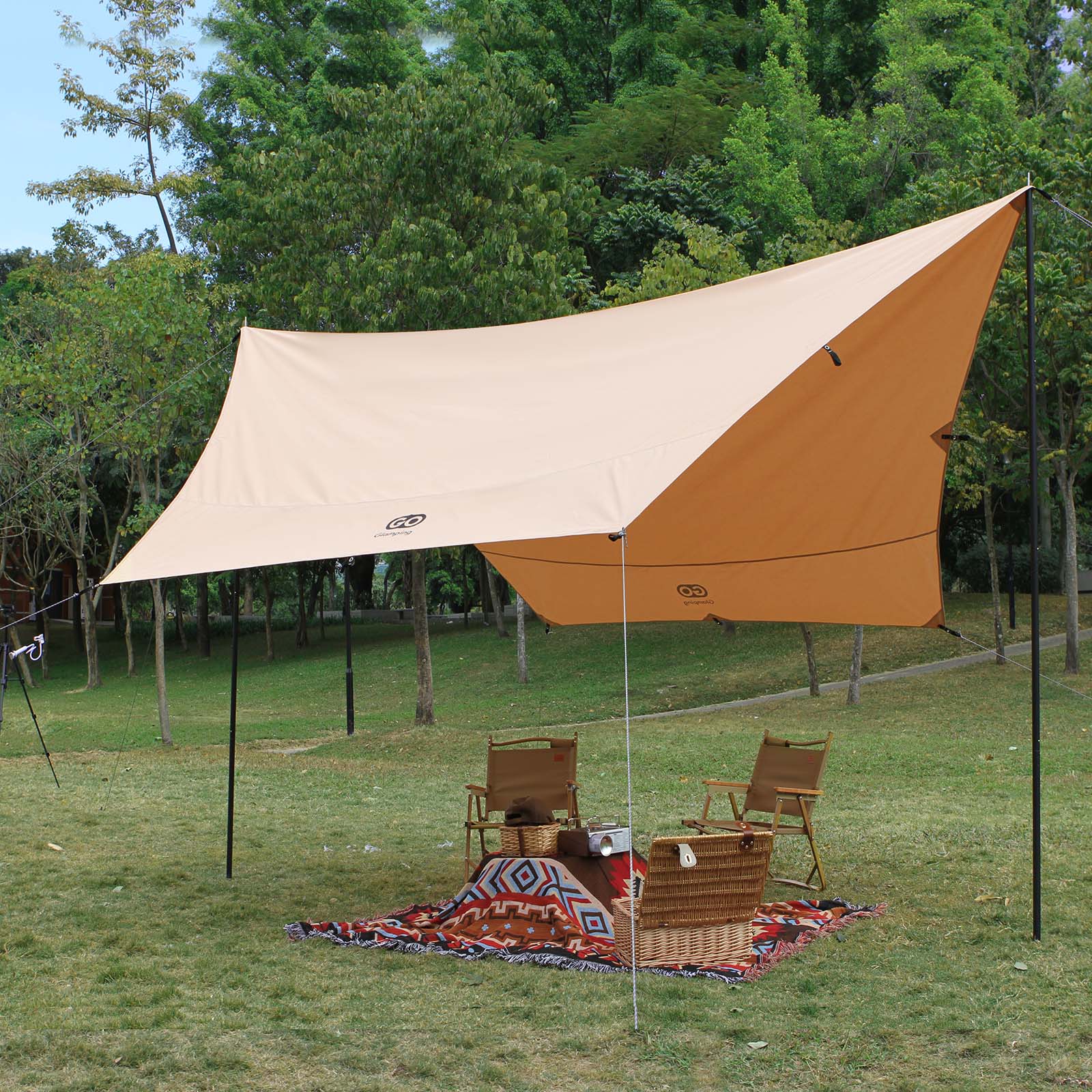 GOGlamping TSUBASA ヘキサタープ TC4.2x4.1m