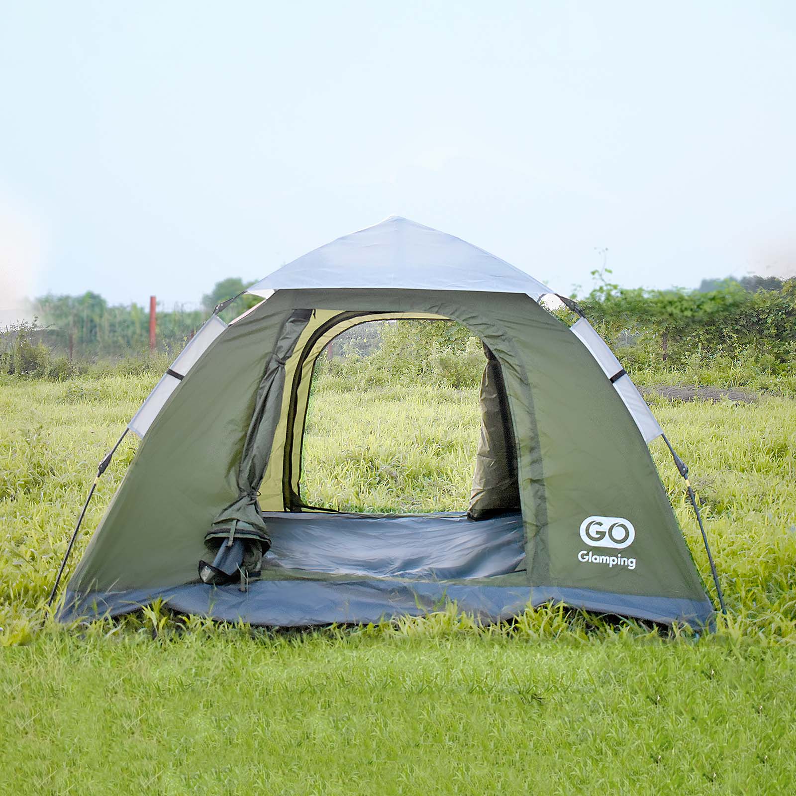 絶版品25%OFF】RAKUEN ワンタッチテント 1-2人用 – GOGlamping