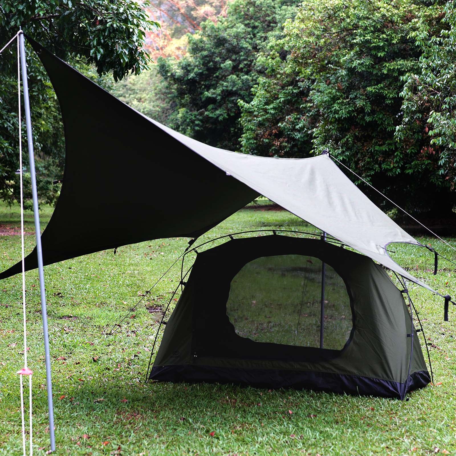 Tent Set] GOGlamping SKY EYE 自立式 TC テント 山帆 ヘキサタープ [テントセット]