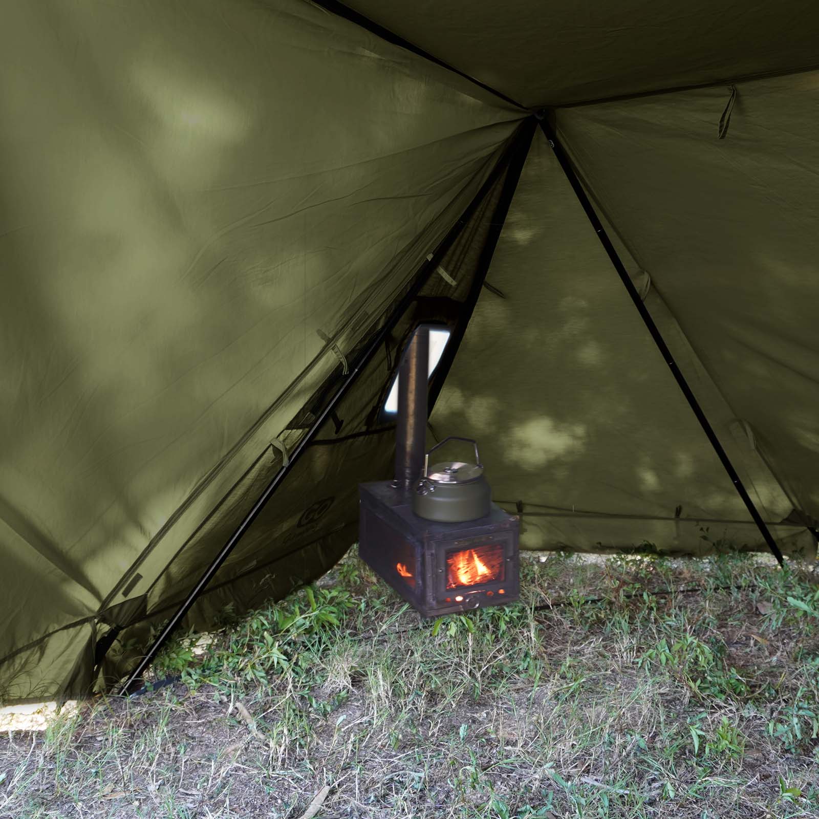 タイムセール中】G・G PUP/2.0パップテント専用の二又ポールと横接続ポールセット – GOGlamping