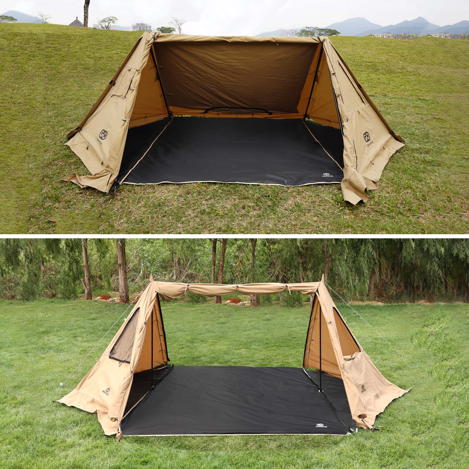 GOGlamping Ｇ・ＧPUP/2.0パップテント適用 六角グランドシート