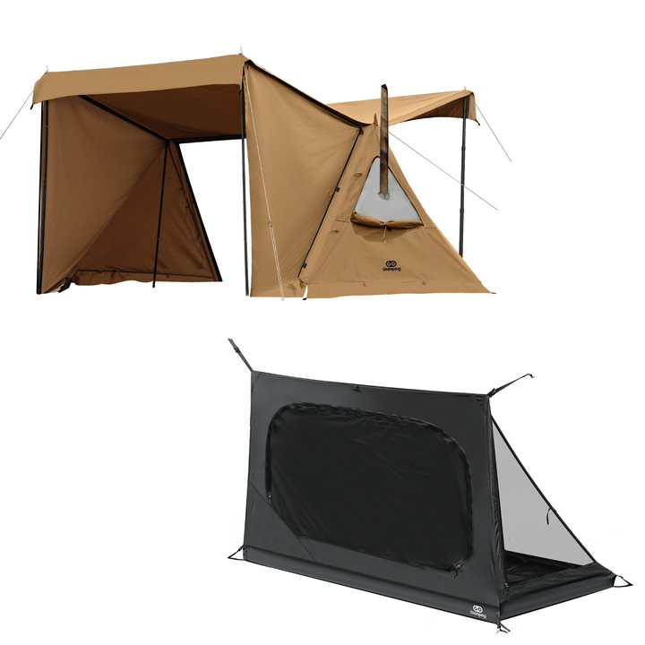 GOGlamping Mesh/TPU Curtain for G・G PUP2.0 Pup Tent