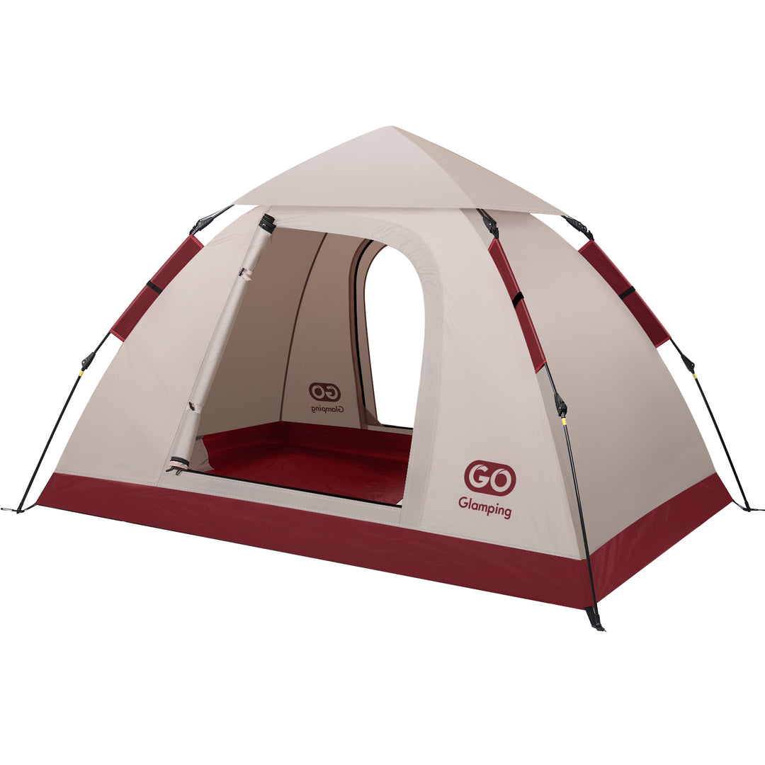 【廃盤品40% OFF、在庫限り】GOGlamping RAKUEN ワンタッチテント 1-2人用