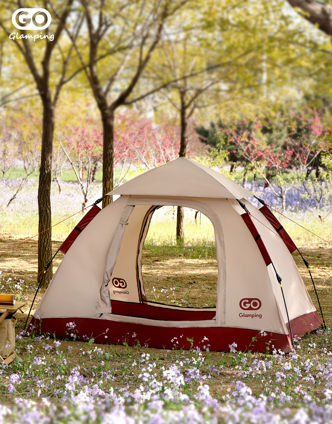 【廃盤品40% OFF、在庫限り】GOGlamping RAKUEN ワンタッチテント 1-2人用