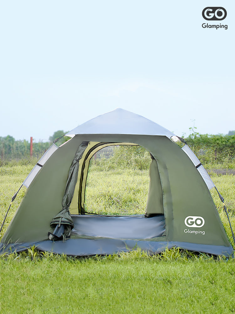 【廃盤品40% OFF、在庫限り】GOGlamping RAKUEN ワンタッチテント 1-2人用